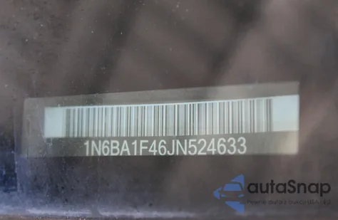 2018 Nissan Titan Xd Sl z USA, uszkodzony, nr VIN 1N6BA1F46JN524633